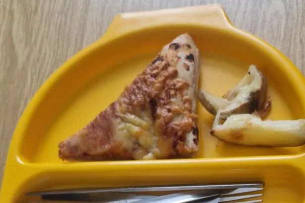 Worried mum shares pictures of 'tiny' school meals that leave children hungry every day