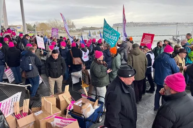 Hundreds attend Senedd protest over 400 planned job cuts at Cardiff University